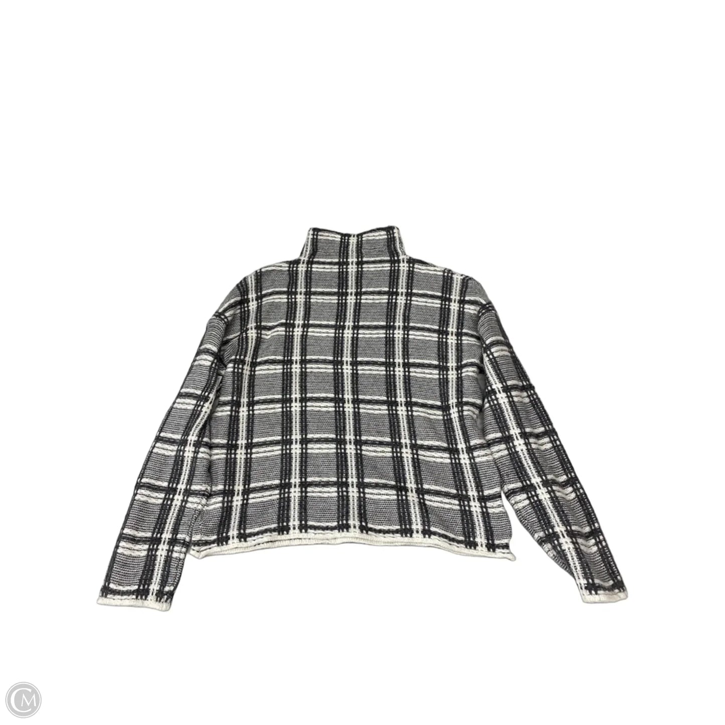 Sweater By Rachel Zoe In Cream & Grey, Size: M