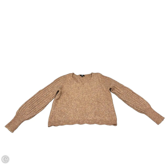 Sweater Designer By Frye In Brown, Size: M