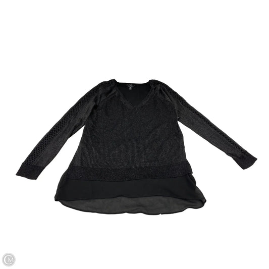 Top Long Sleeve By Lucky Brand In Black, Size: M