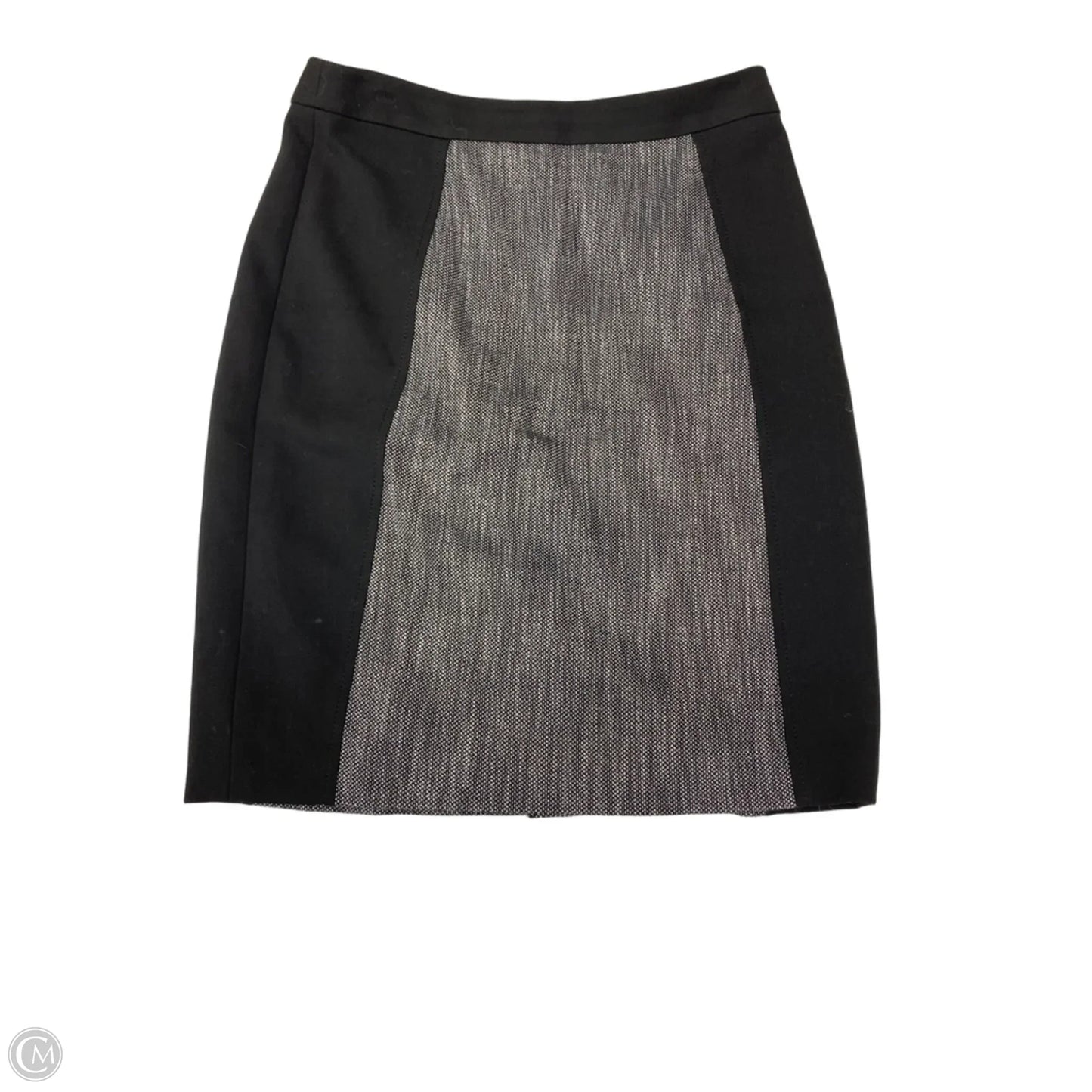 Skirt Mini & Short By Halogen In Black & Grey, Size: 8