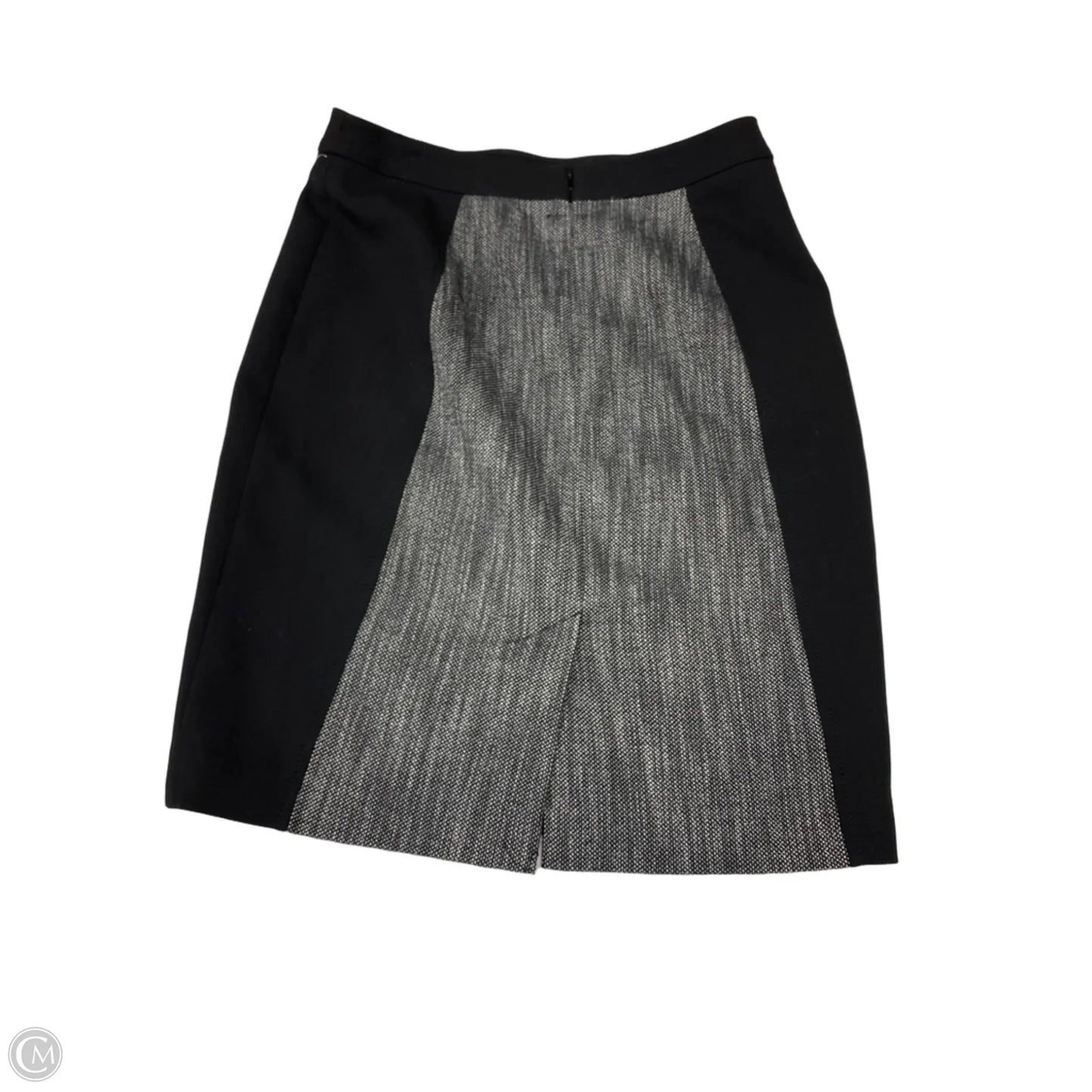 Skirt Mini & Short By Halogen In Black & Grey, Size: 8