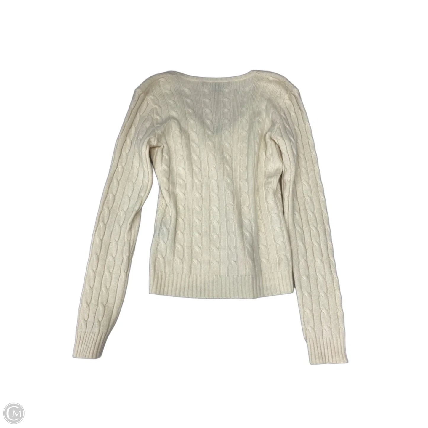 Sweater By Ralph Lauren In Cream, Size: M