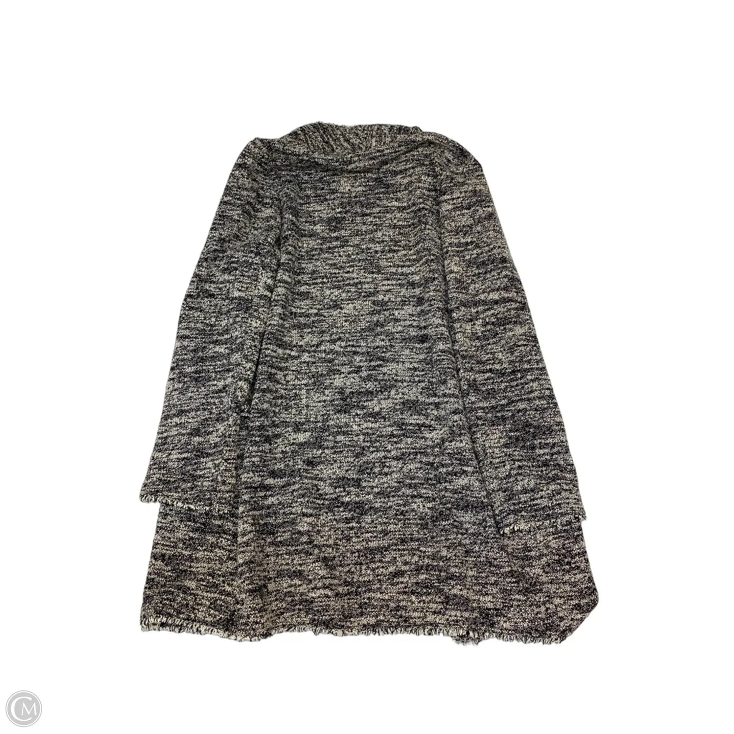 Cardigan By Max Studio In Black & Cream, Size: S