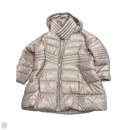 Coat Puffer & Quilted By Guess In Pink, Size: 3x