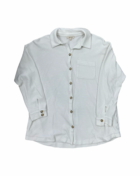 Blouse Ls By Madewell In Cream, Size:L