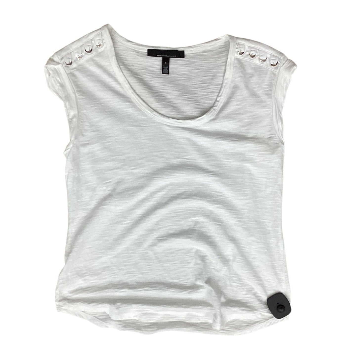 Top Sleeveless By White House Black Market In White, Size:S