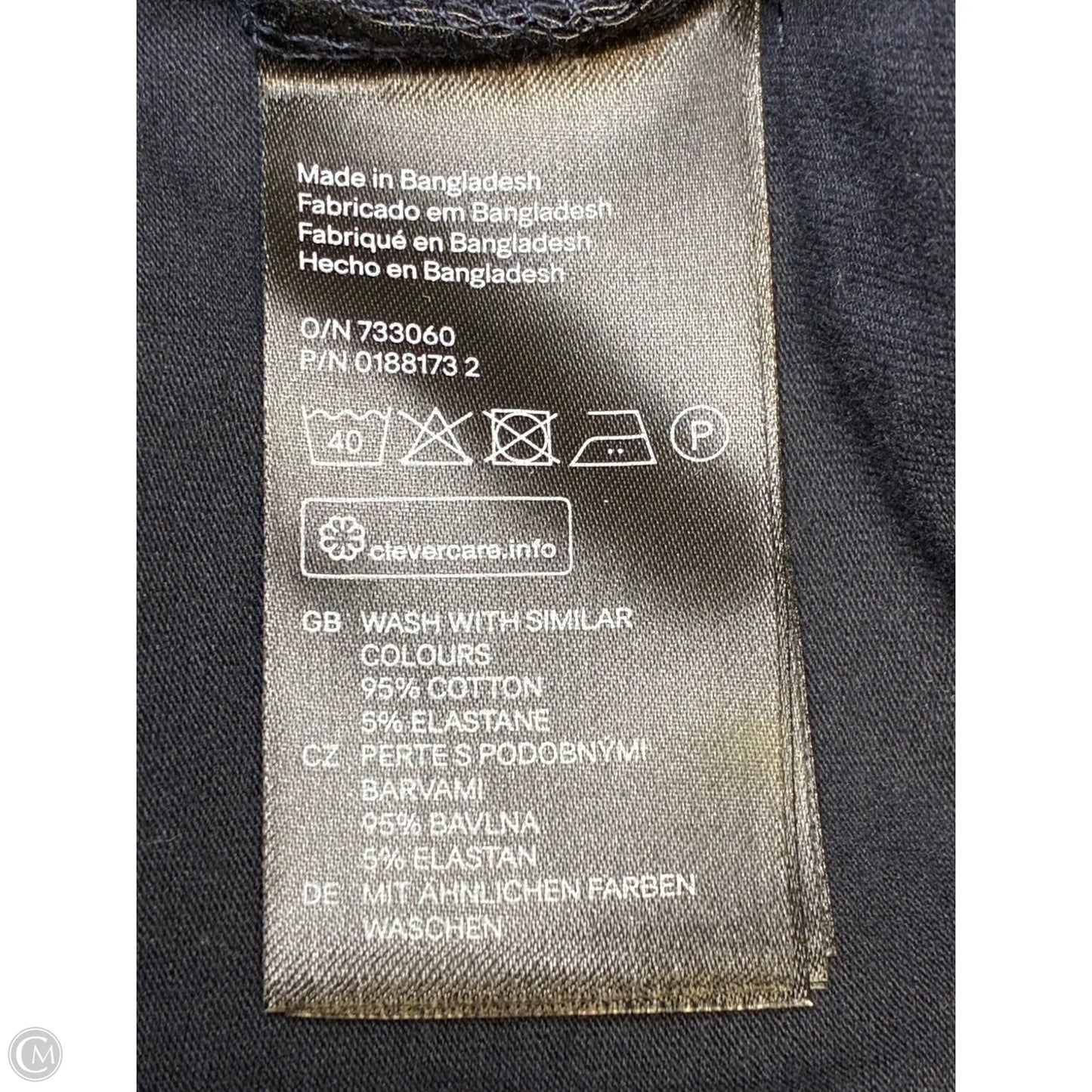 Tank Top By H&m In Navy, Size: S
