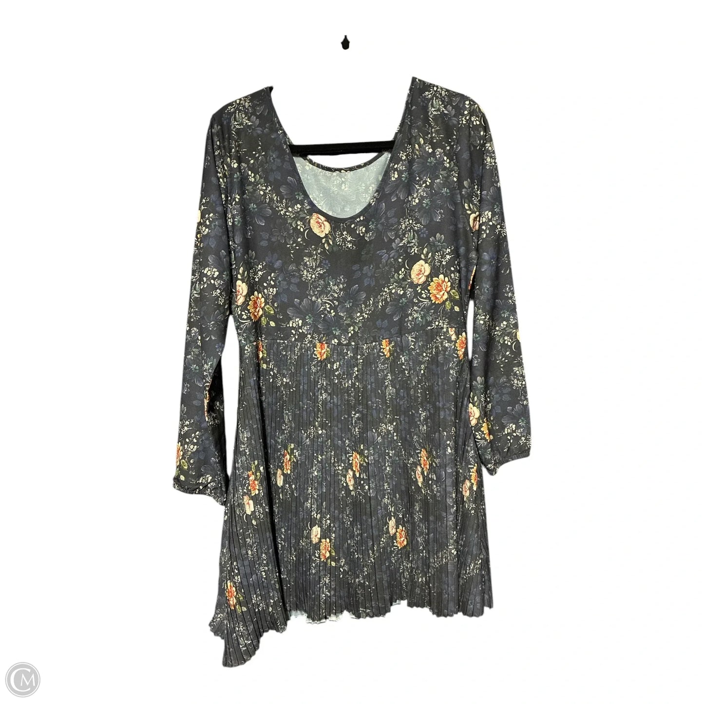 Dress Casual Short By Elle In Navy, Size: L