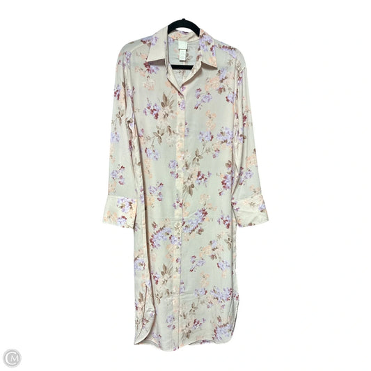 Dress Casual Maxi By H&m In Black & Cream, Size: Xs