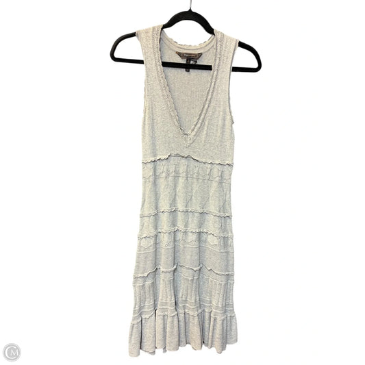 Dress Casual Midi By Bcbgmaxazria In Grey, Size: S