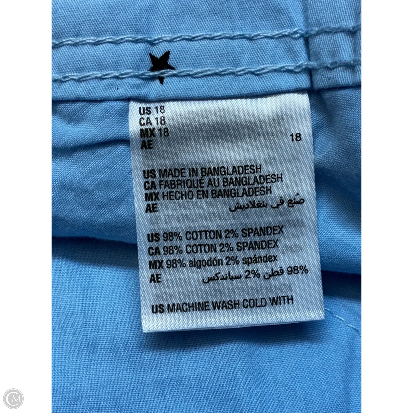 Shorts By Style And Company In Blue, Size: 18