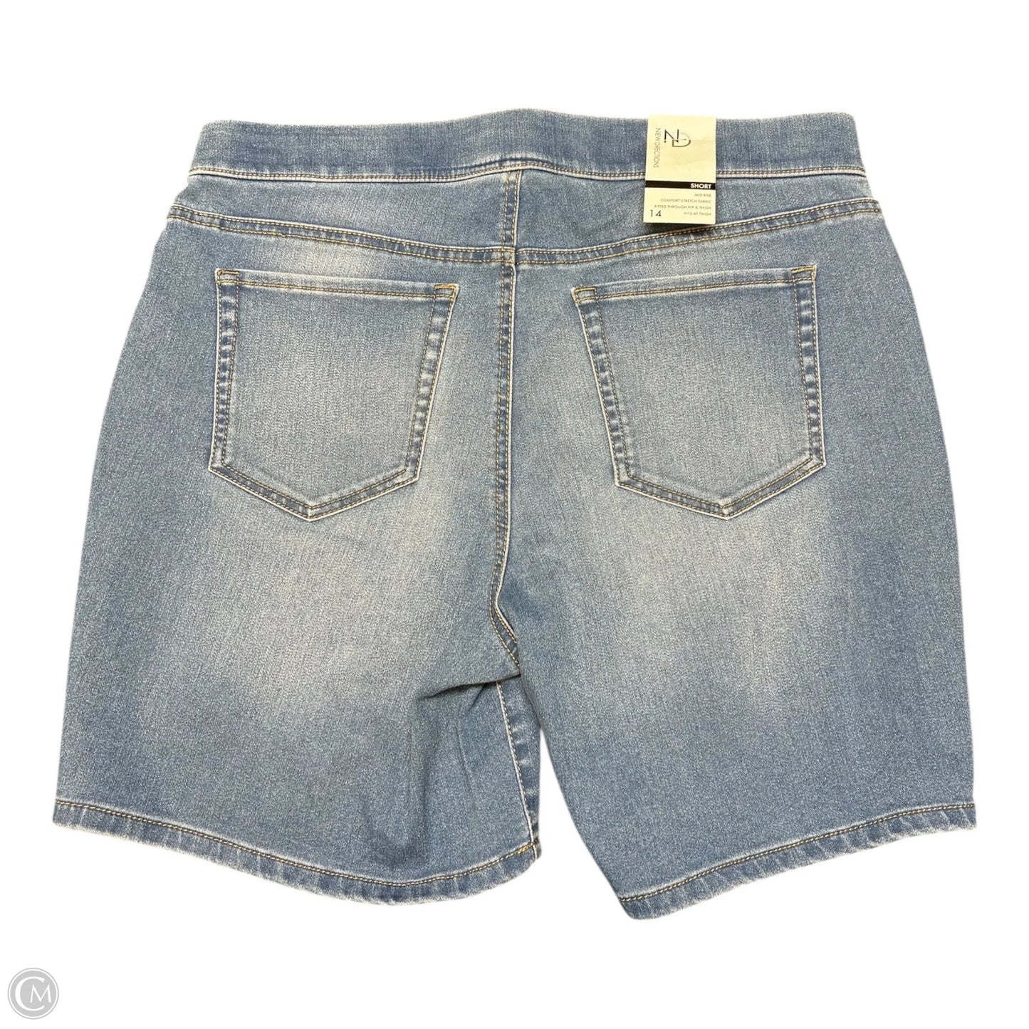 Shorts By New Directions In Blue Denim, Size: 14