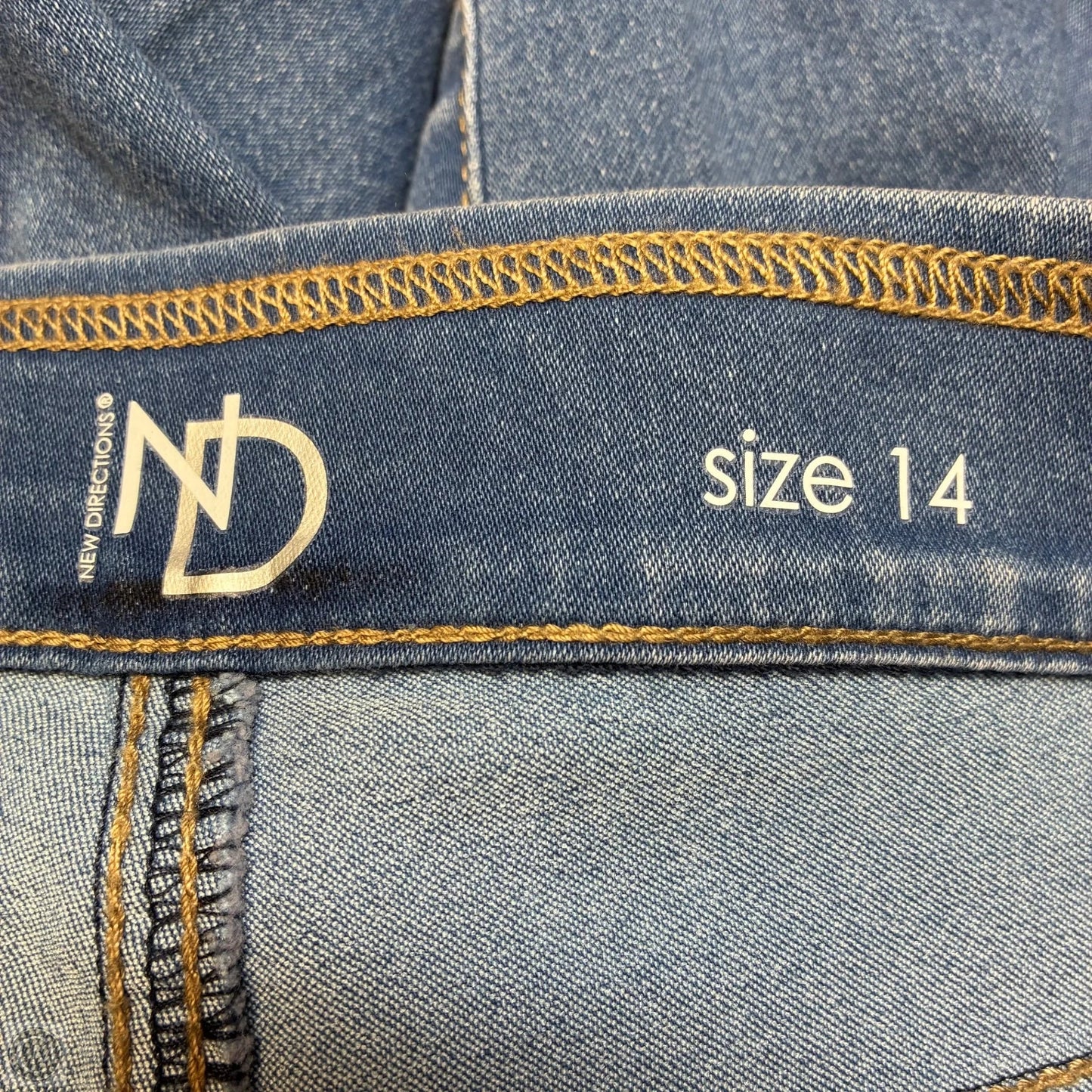 Shorts By New Directions In Blue Denim, Size: 14
