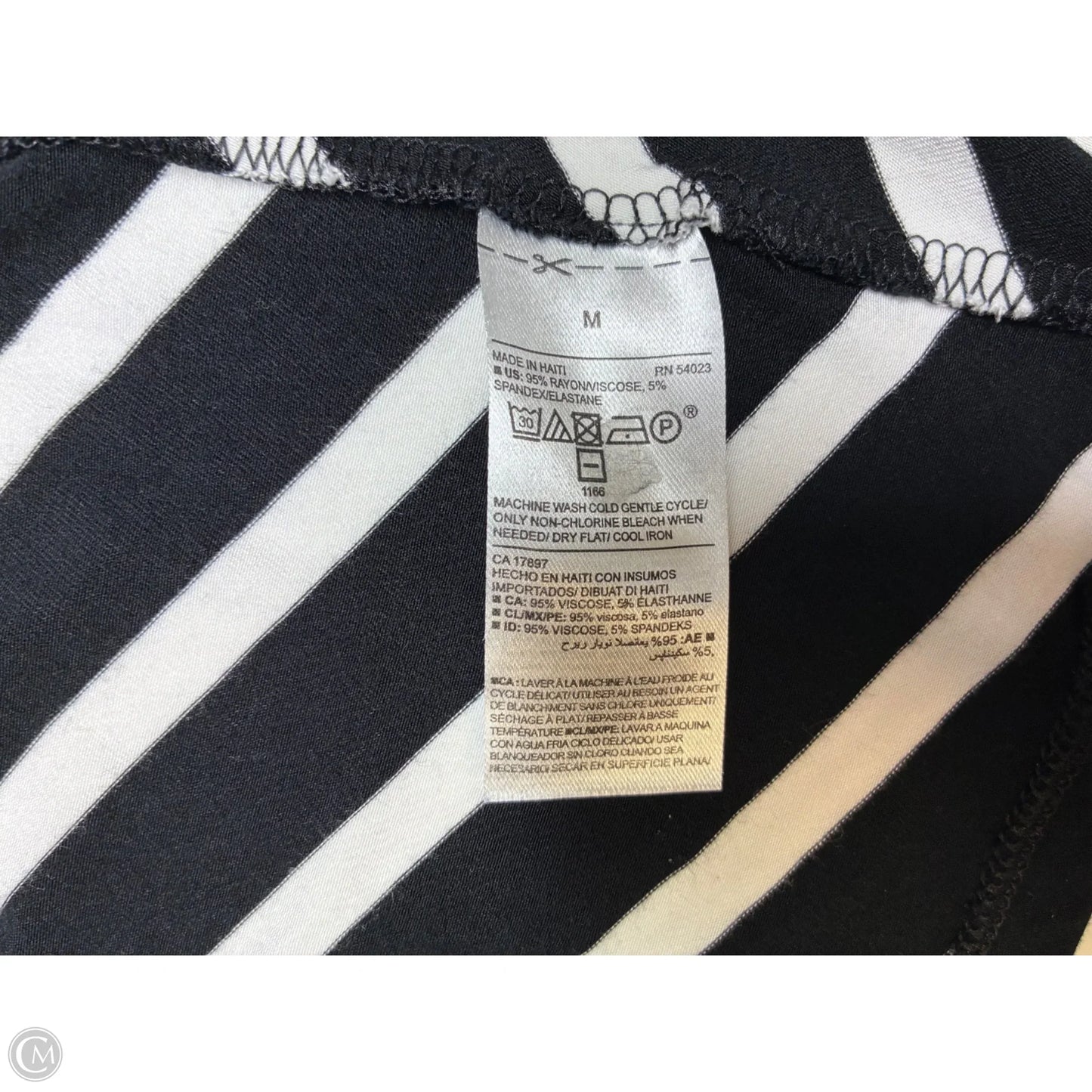 Dress Casual Short By Old Navy In Black & White, Size: M