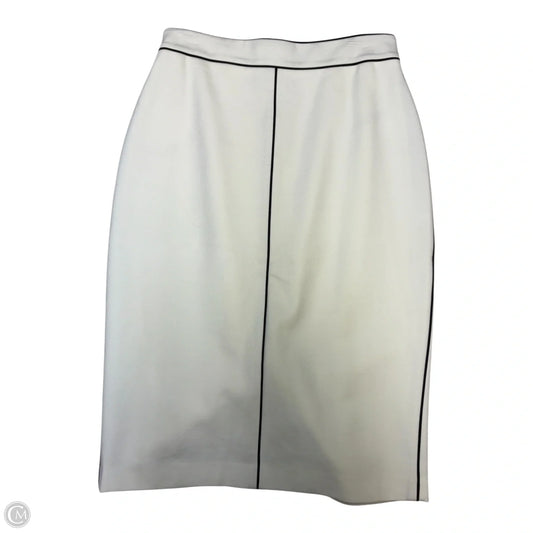 Skirt Midi By White House Black Market In Cream, Size: 2