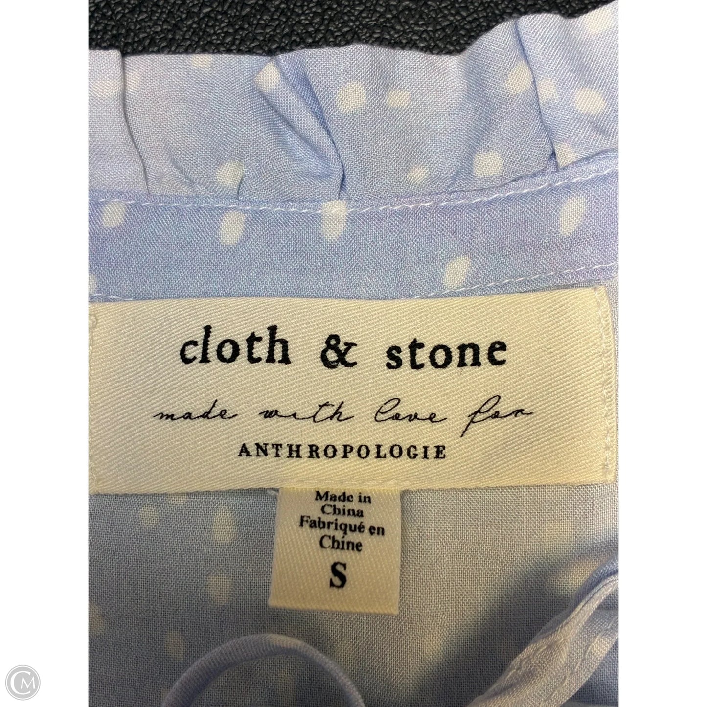 Top Sleeveless By Cloth & Stone In Blue, Size: S