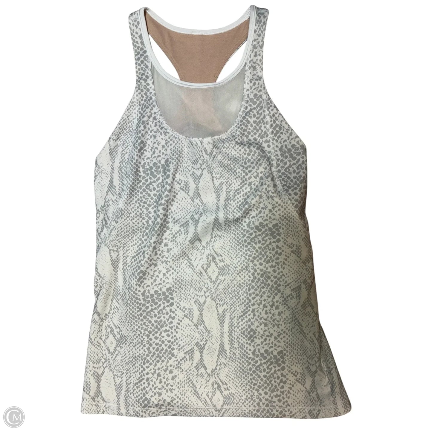 Athletic Tank Top By Lululemon In Grey, Size: M
