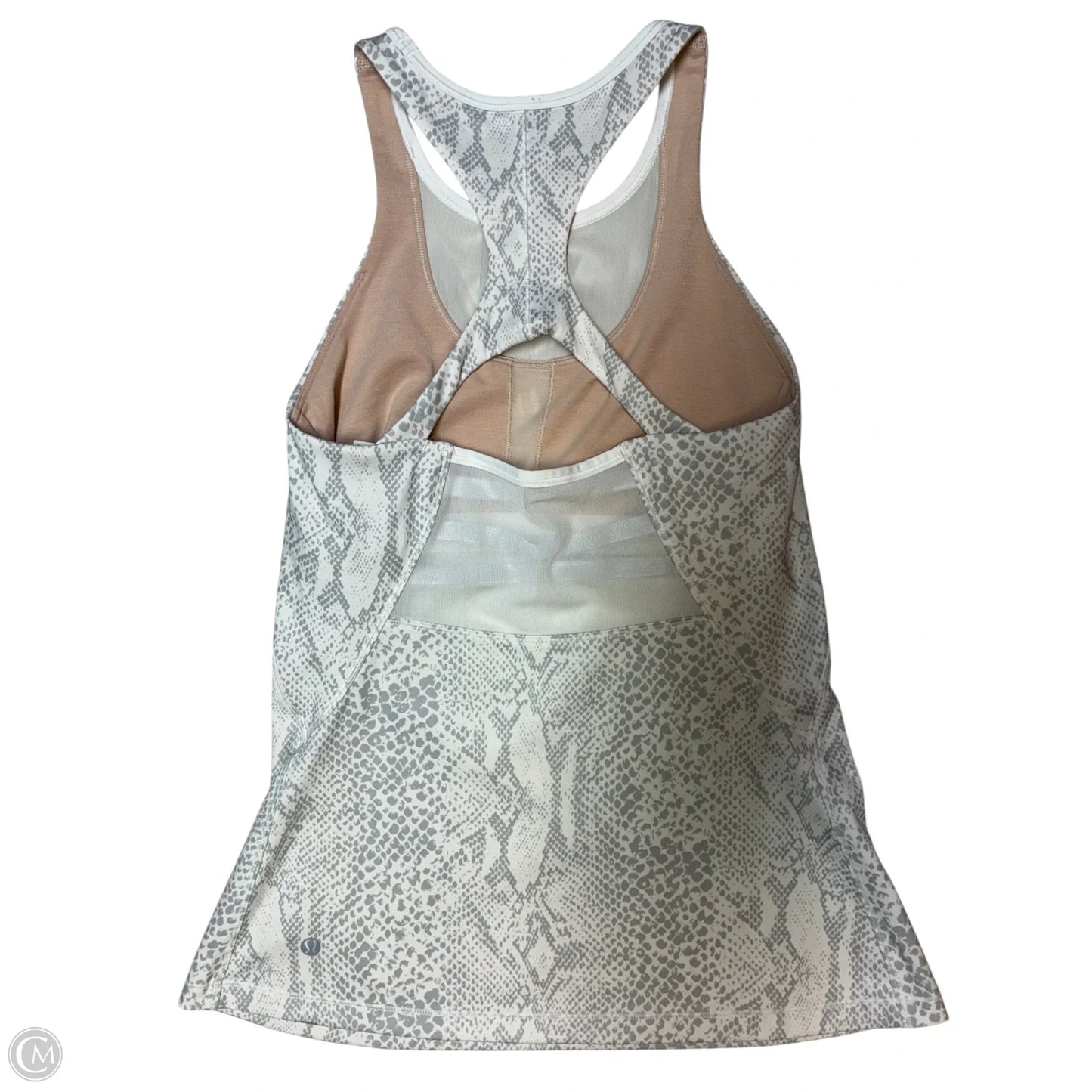 Athletic Tank Top By Lululemon In Grey, Size: M