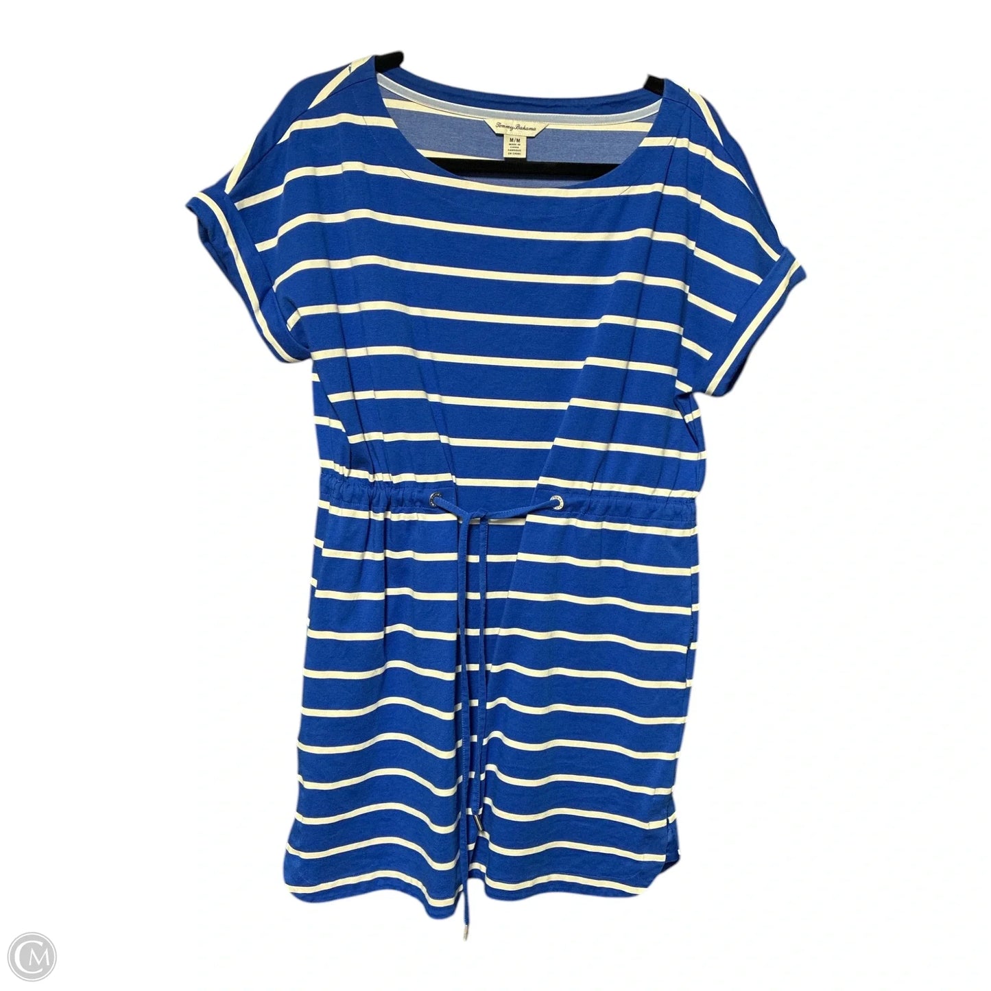 Dress Casual Short By Tommy Bahama In Blue & White, Size: M