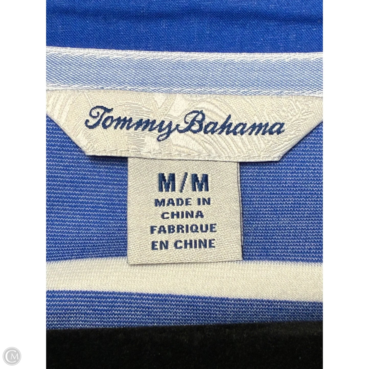 Dress Casual Short By Tommy Bahama In Blue & White, Size: M