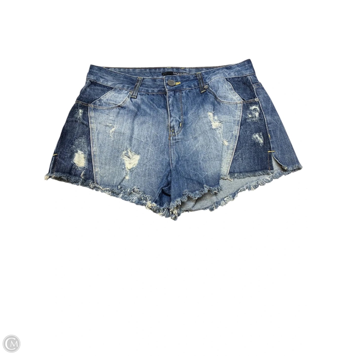 Shorts By Cmf In Blue Denim, Size: 8