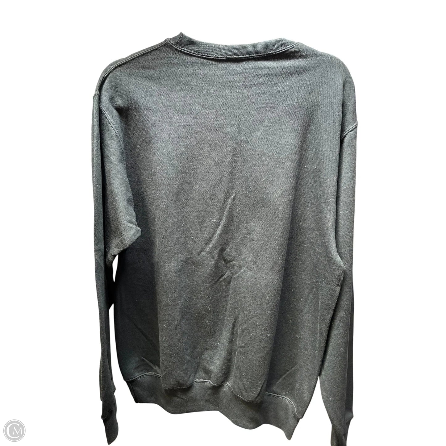 Sweatshirt Crewneck By Clothes Mentor In Black, Size: M