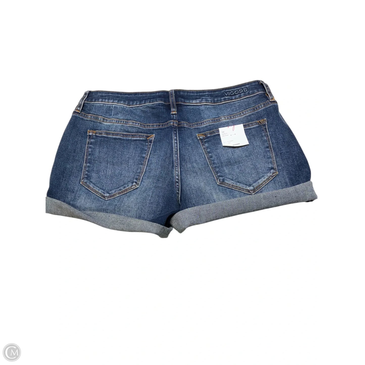 Shorts By Vigoss In Blue Denim, Size: 8