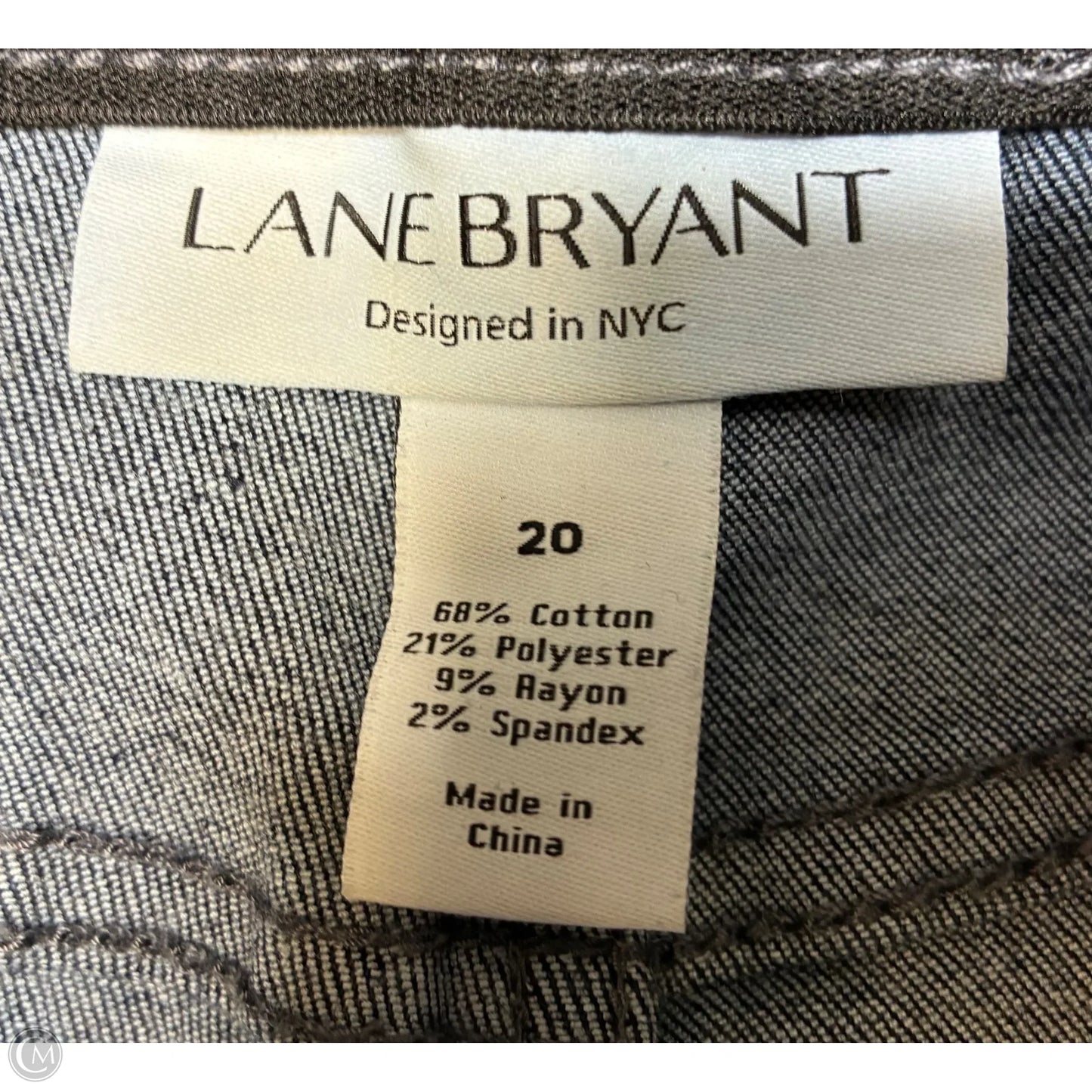 Shorts By Lane Bryant In Blue Denim, Size: 20