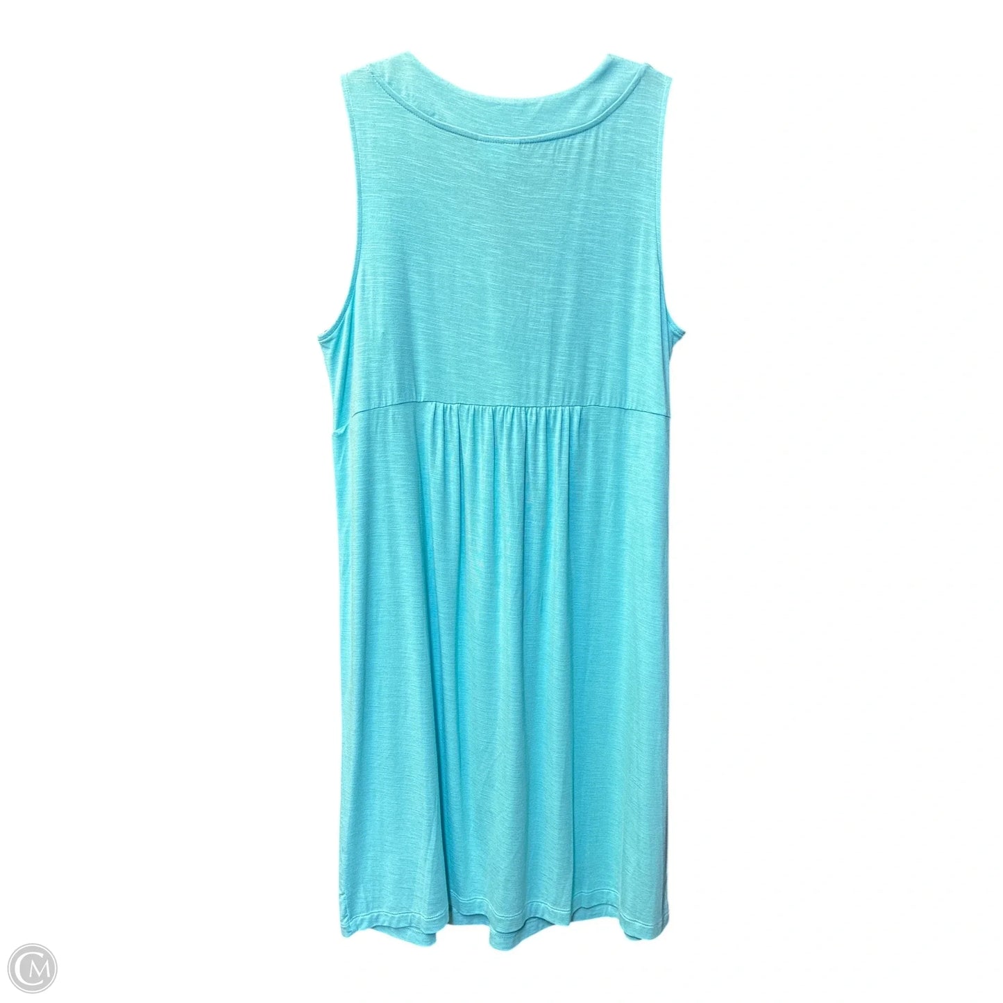 Dress Casual Midi By J. Jill In Aqua, Size: M