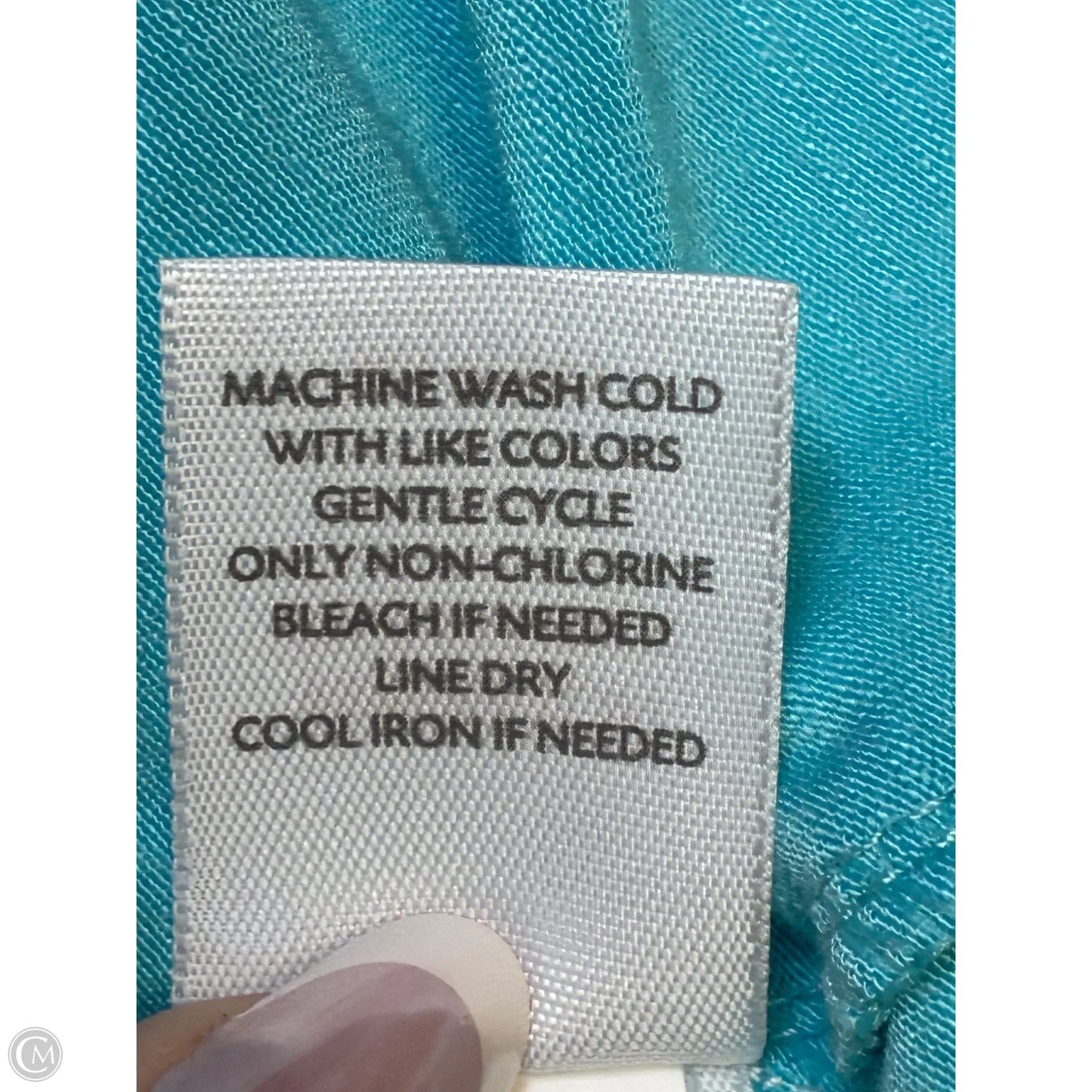 Dress Casual Midi By J. Jill In Aqua, Size: M
