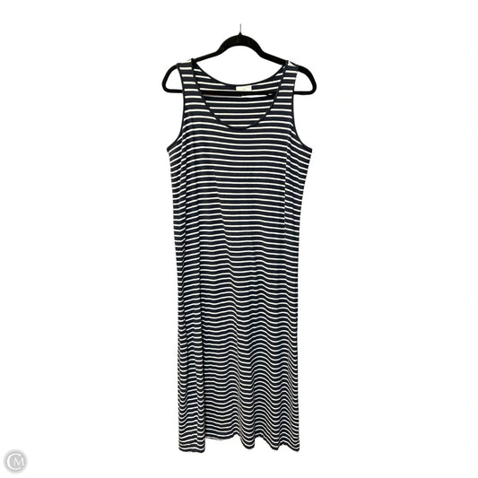 Dress Casual Maxi By J. Jill In Striped Pattern, Size: Mp