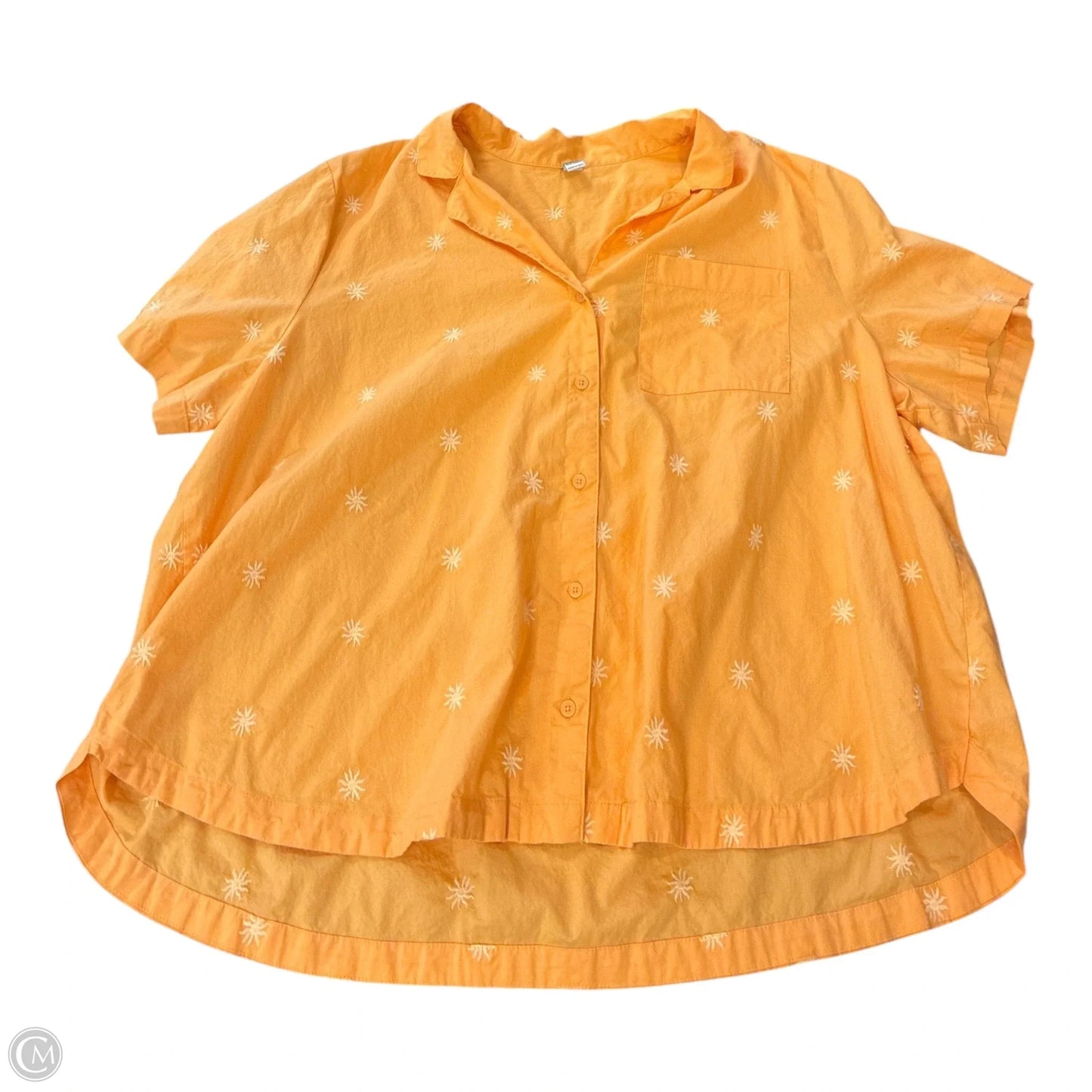 Top Short Sleeve By Old Navy In Orange, Size: 2x