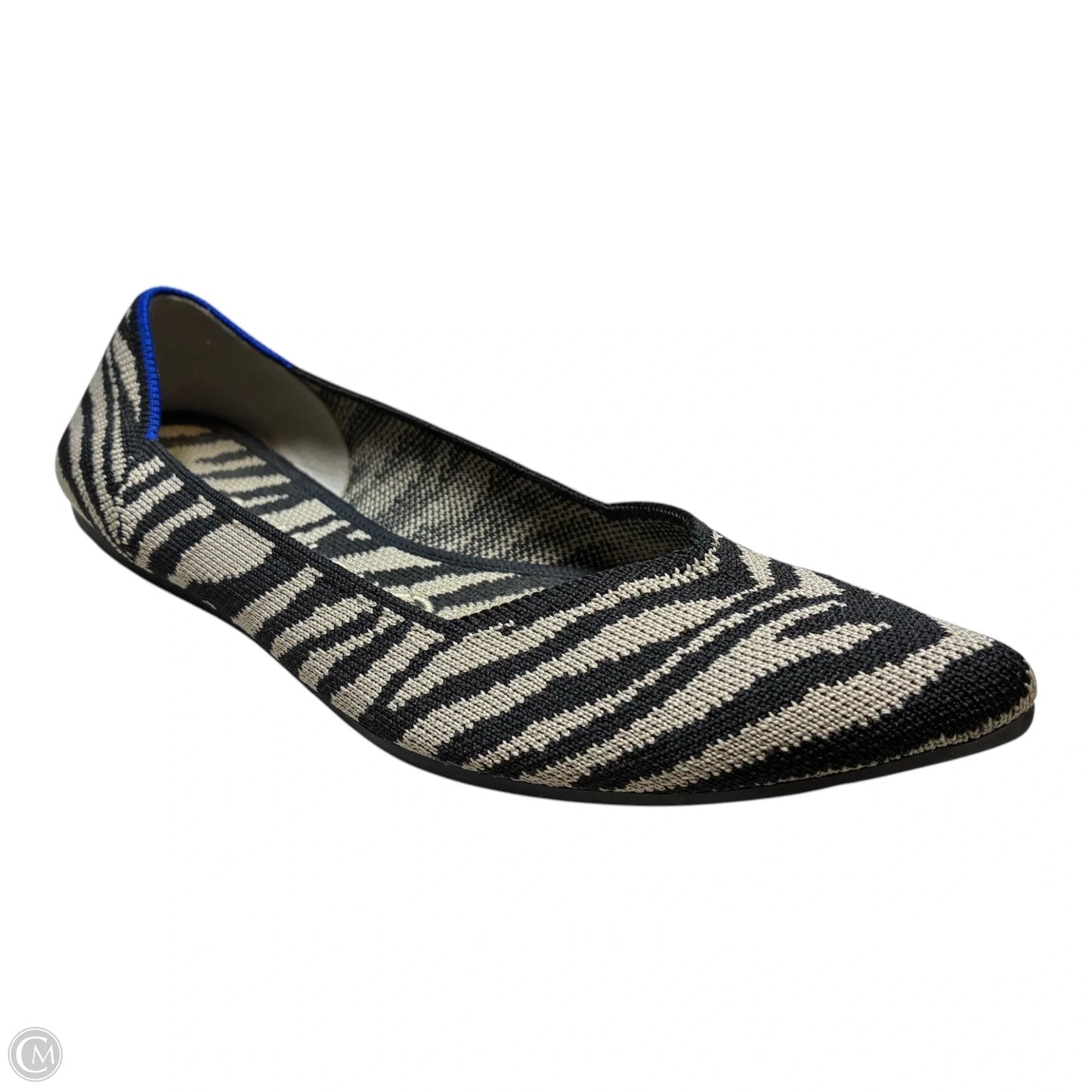 Shoes Flats By Rothys In Zebra Print, Size: 7