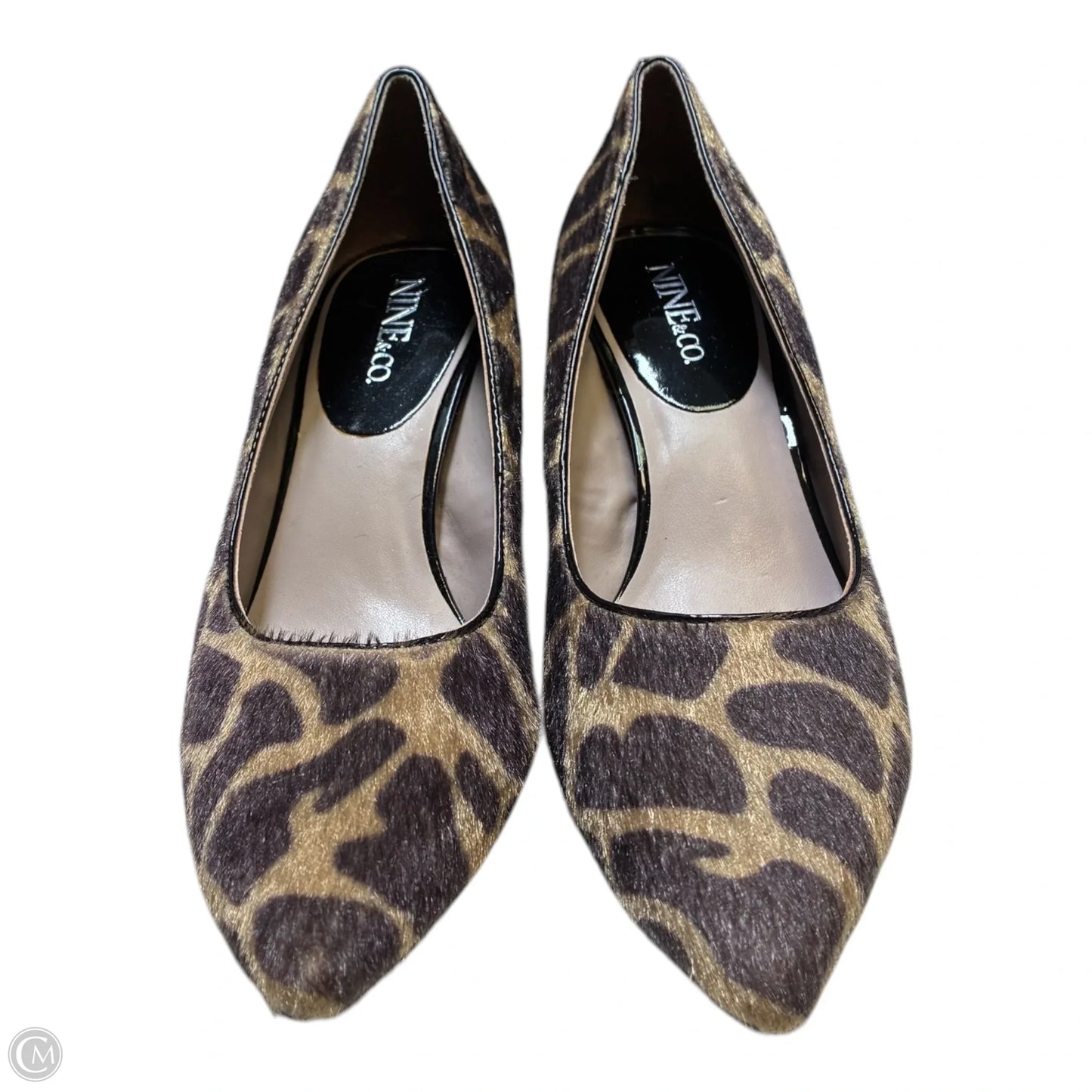 Shoes Heels Stiletto By Nine And Company In Animal Print, Size: 7