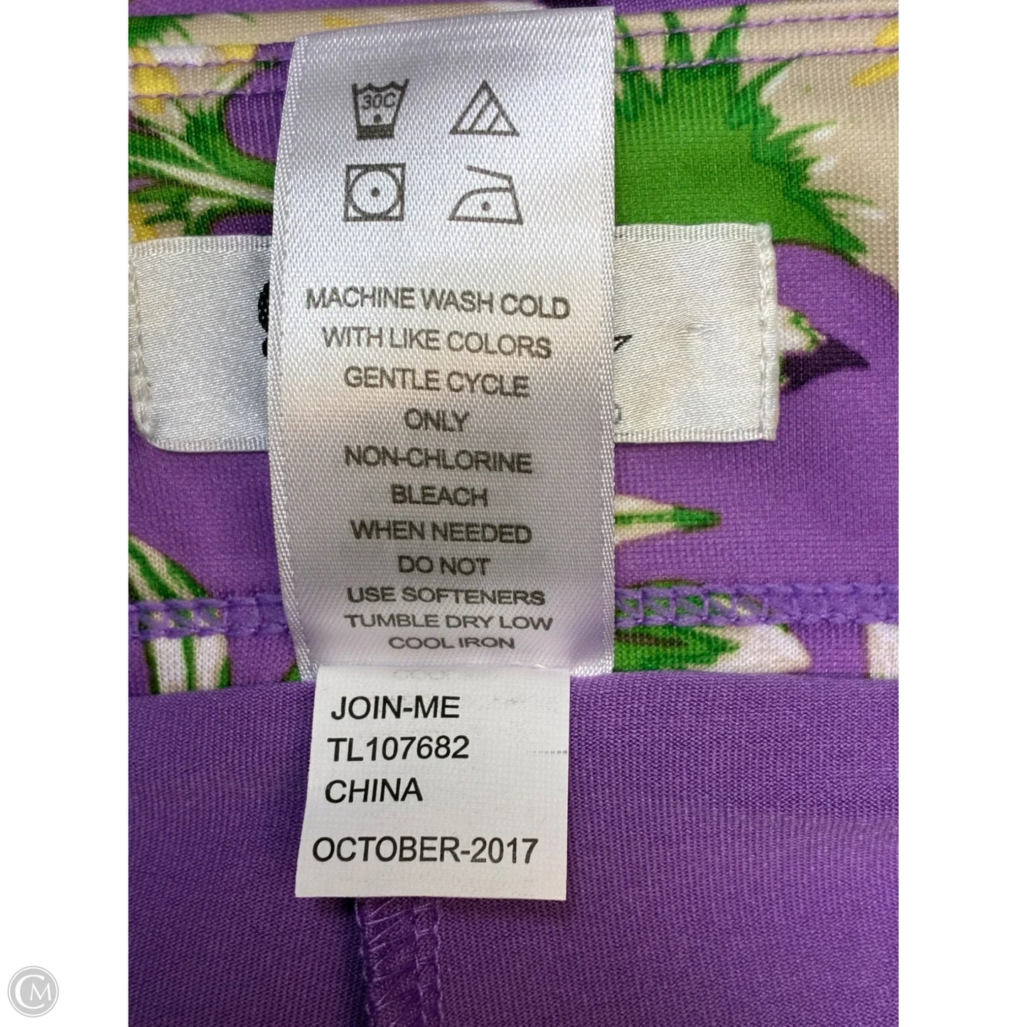 Skort By Greg Norman In Purple, Size: 14