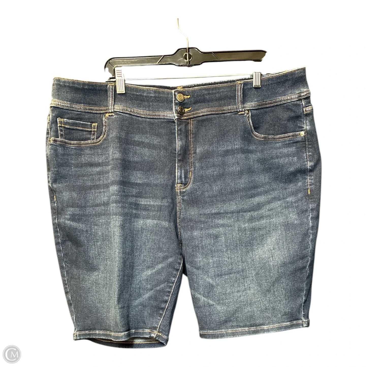 Shorts By Lane Bryant In Blue Denim, Size: 22