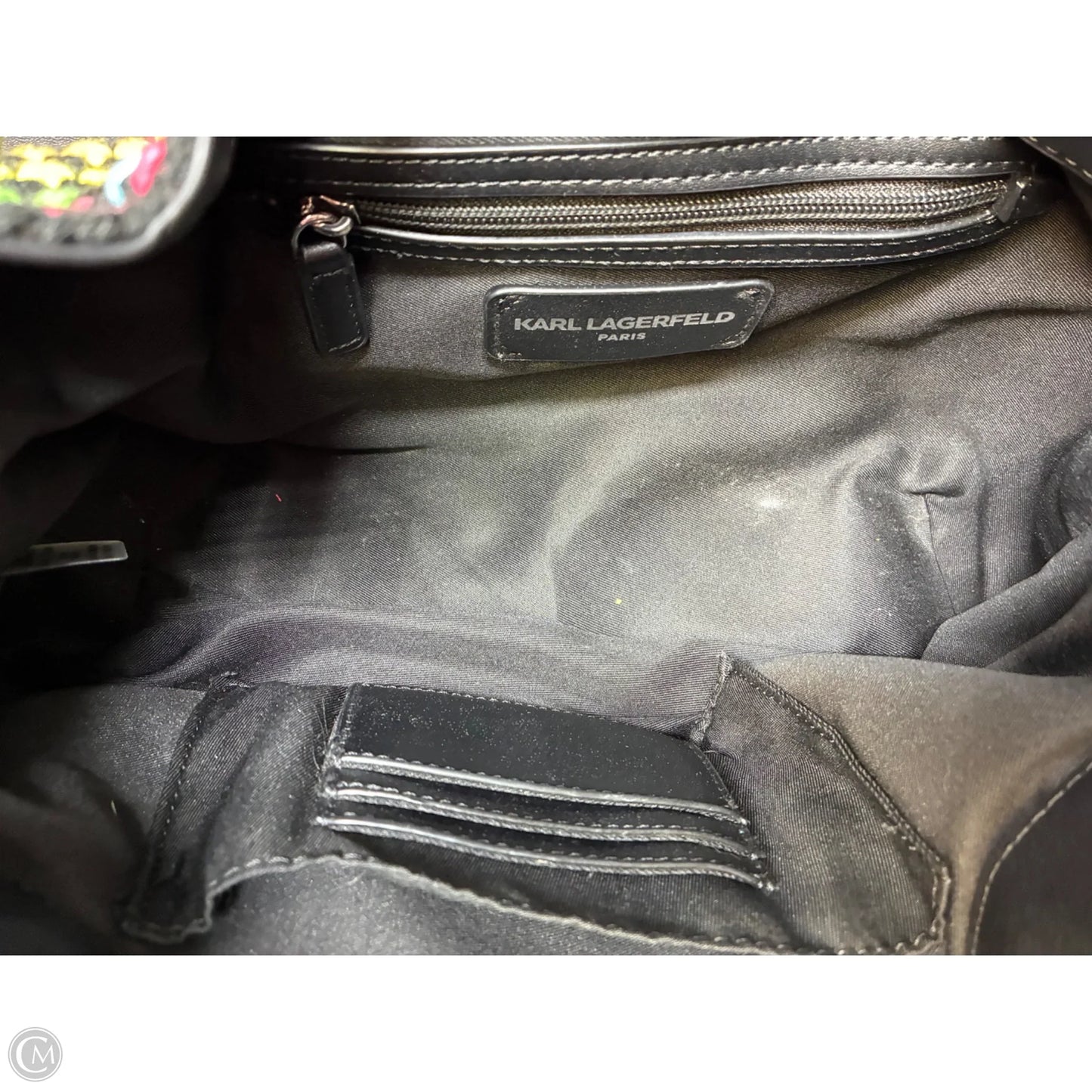 Handbag Designer By Karl Lagerfeld, Size: Medium