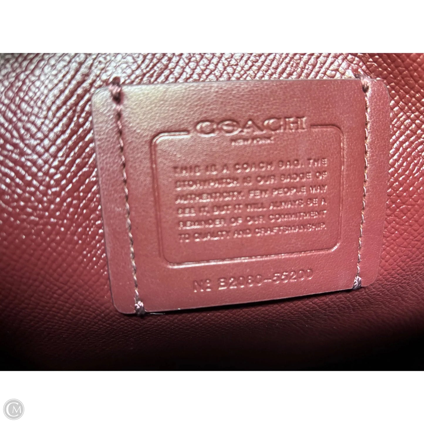 Handbag Designer By Coach, Size: Medium