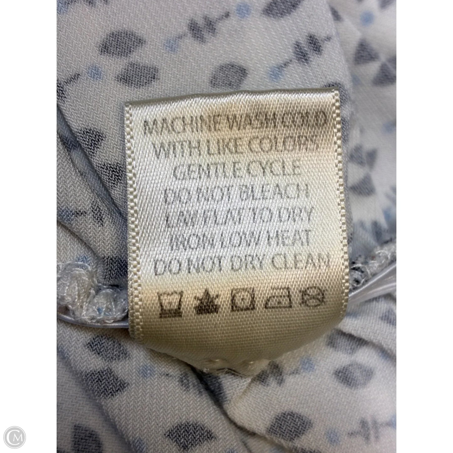 Blouse Short Sleeve By Max Studio In Black & Cream, Size: M