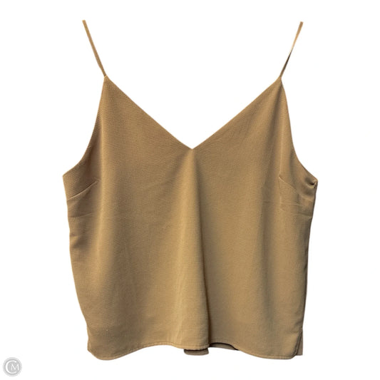 Blouse Sleeveless By Forever 21 In Brown, Size: S