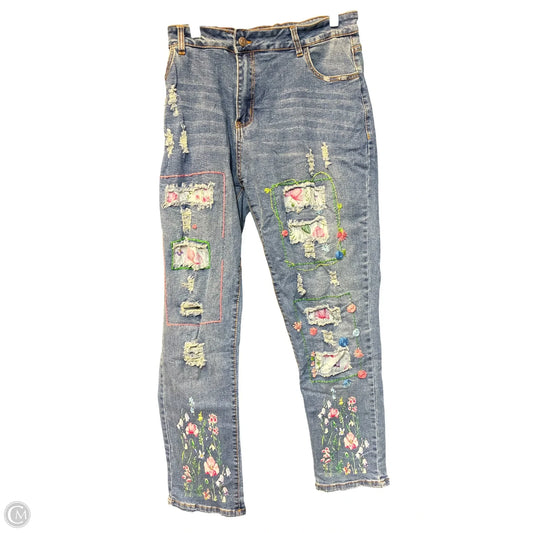 Jeans Skinny By Cmf In Multi-colored, Size: 22