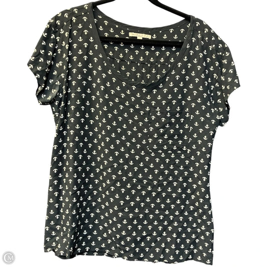 Top Short Sleeve By Gap In Black, Size: M