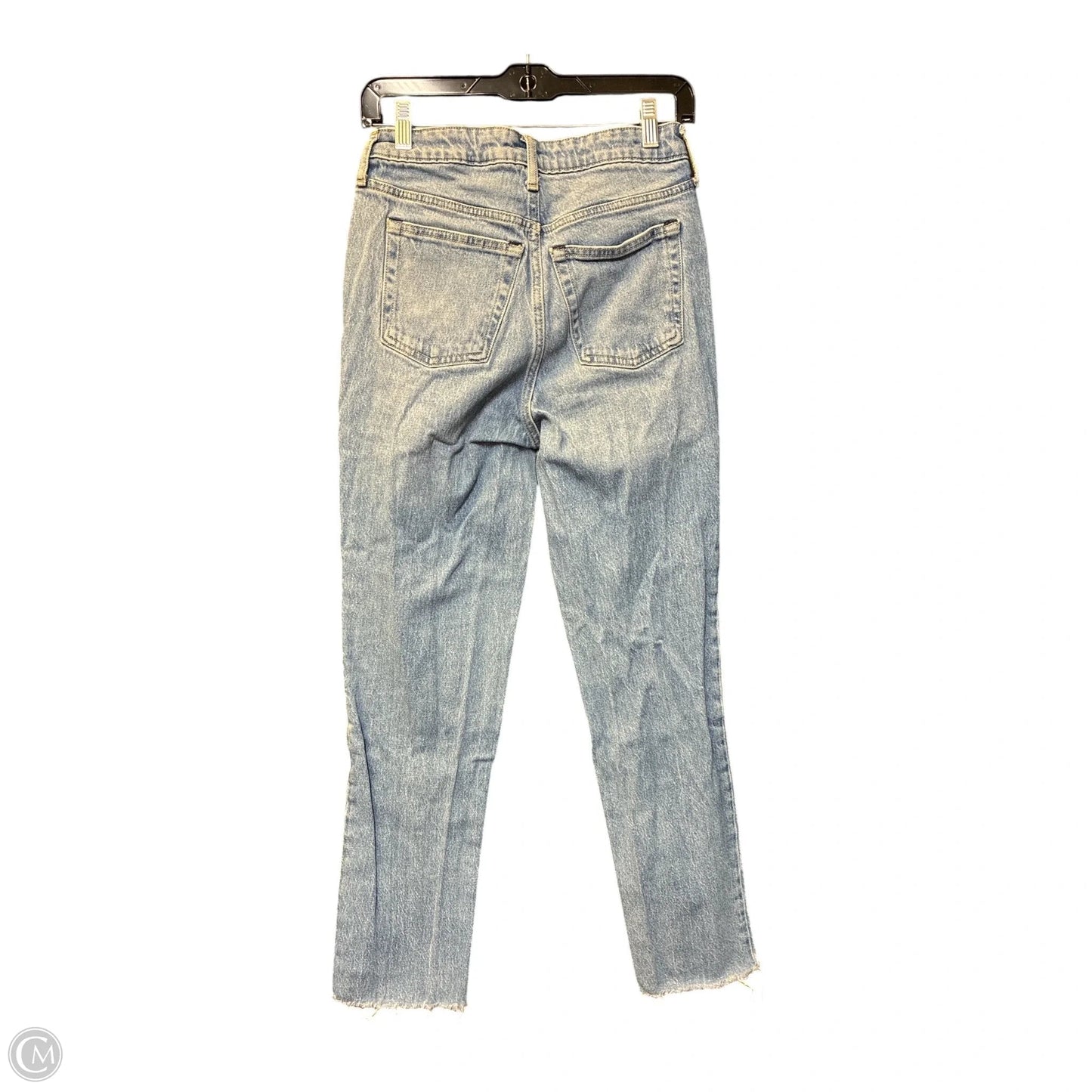 Jeans Straight By Free Assembly In Blue Denim, Size: 4