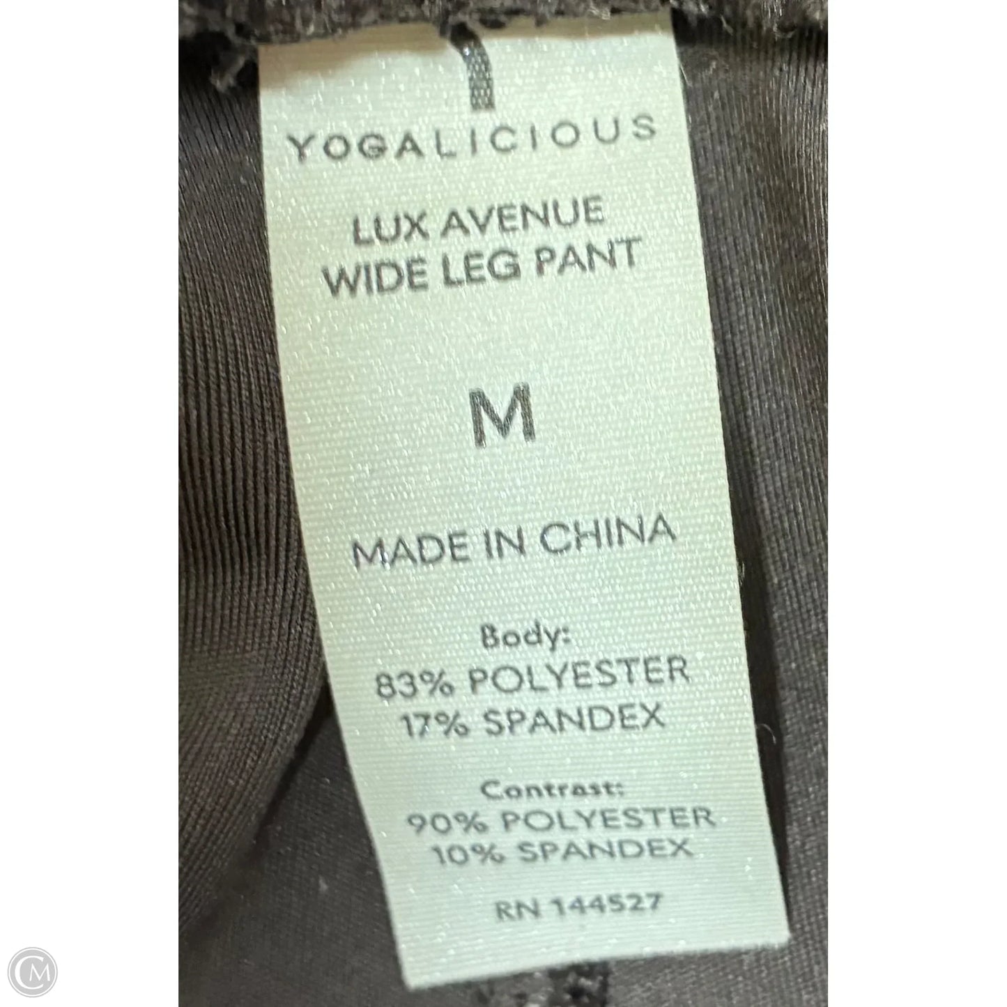 Athletic Pants By Yogalicious In Brown, Size: M