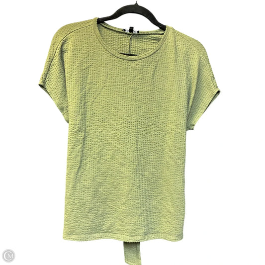 Top Short Sleeve By Express In Green, Size: S