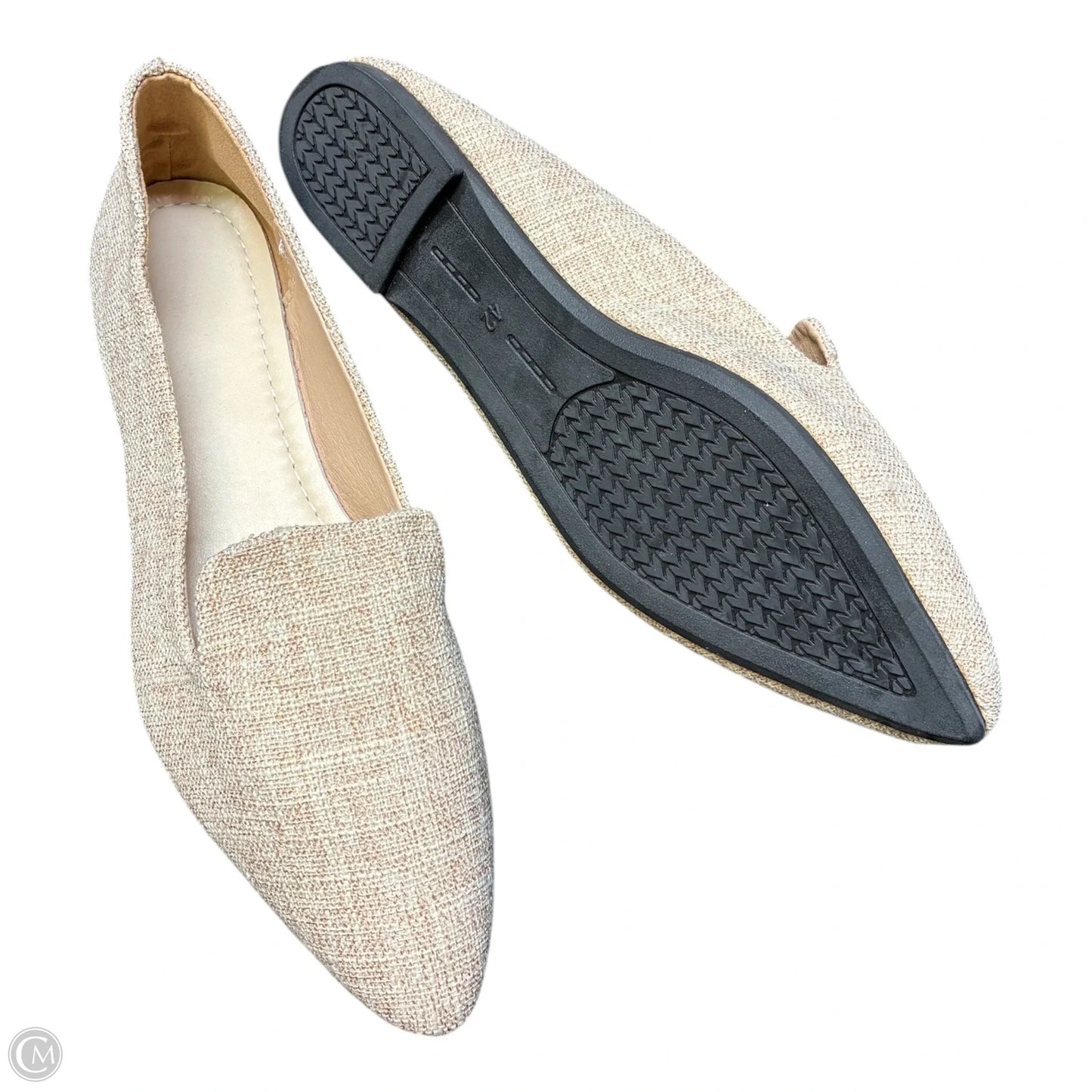 Shoes Flats By Cmf In Beige, Size: 10
