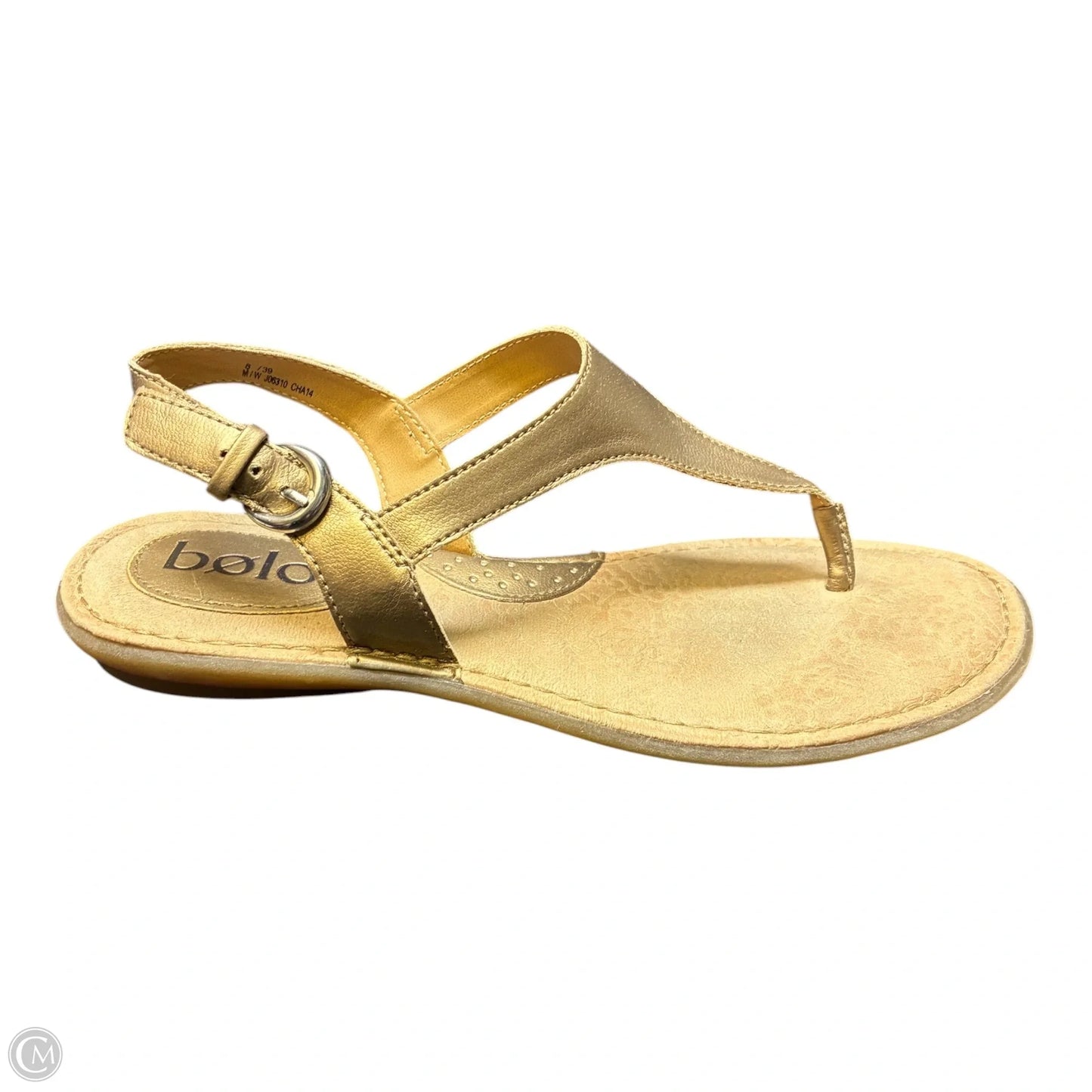 Sandals Flats By Cme In Bronze, Size: 8