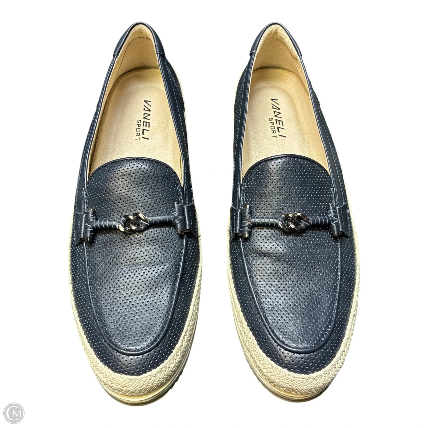 Shoes Flats By Vaneli In Navy, Size: 10