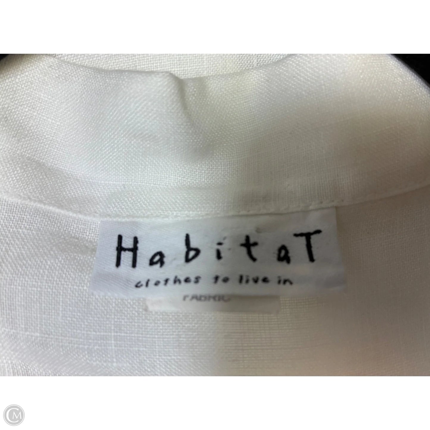 Top 3/4 Sleeve By Habitat In White, Size: S