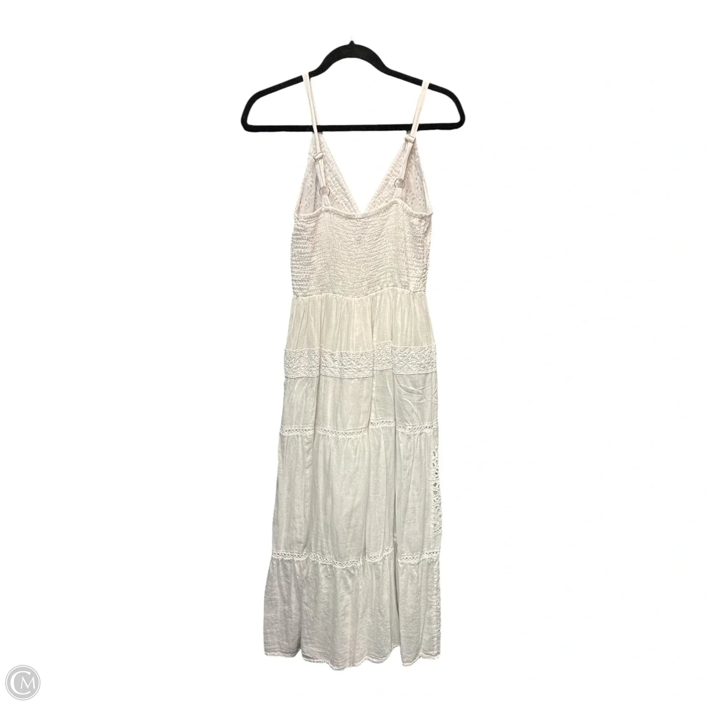 Dress Casual Maxi By Cmf In White, Size: S
